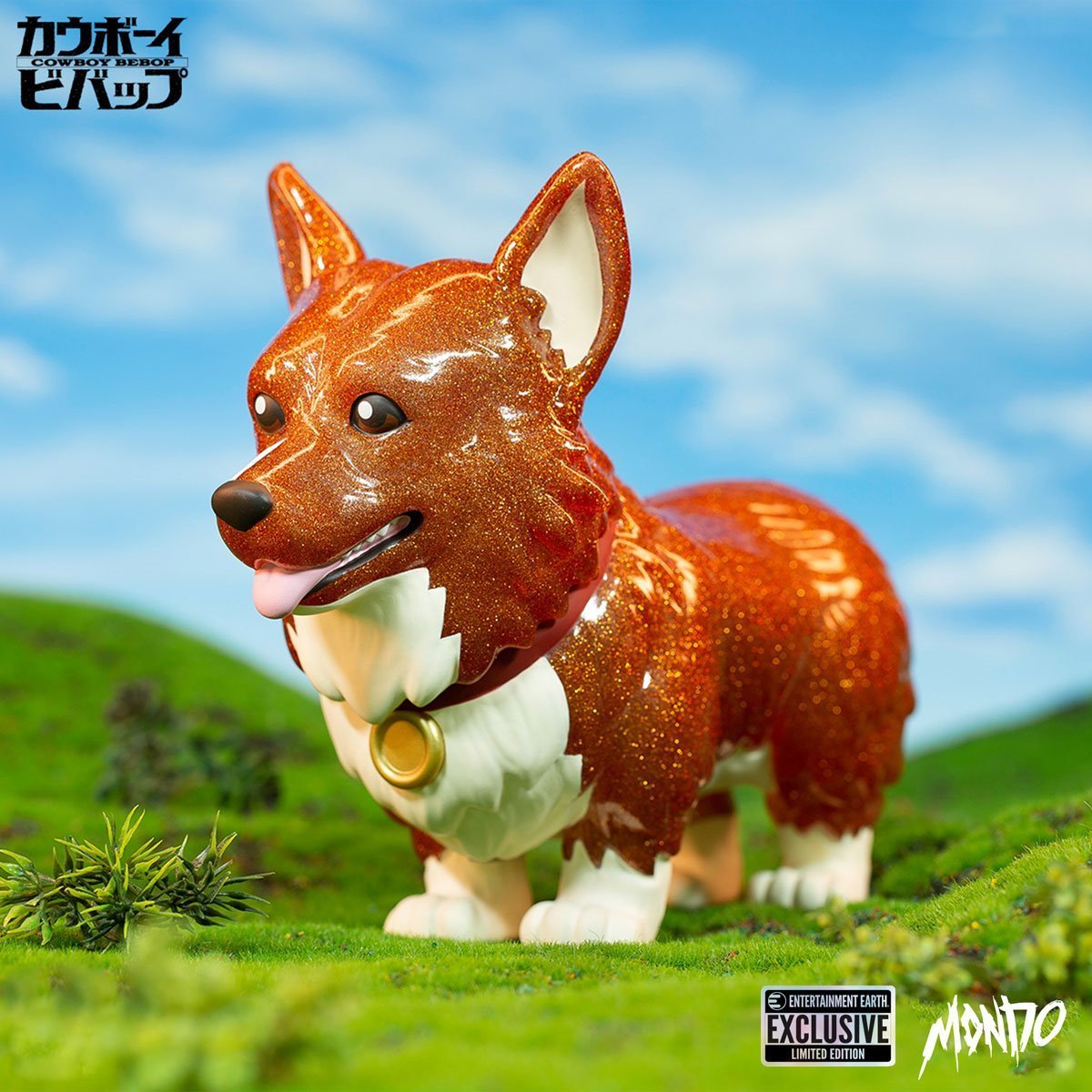 Mondo Cowboy Bebop Ein Sparkle Variant Vinyl Figure Entertainment Earth Exclusive