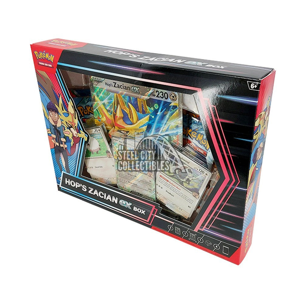Pokemon TCG: Hop’s Zacian ex Box - 4 Packs